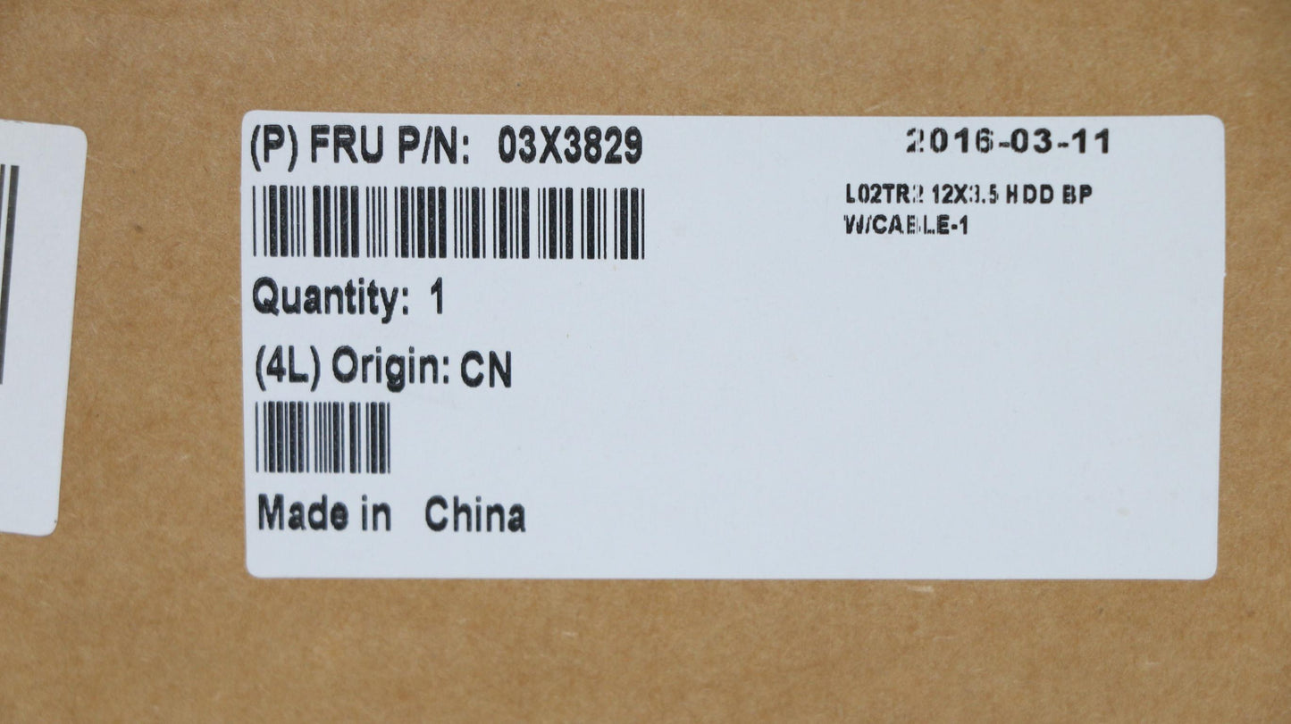 Lenovo Bp Backplane - 03X3829