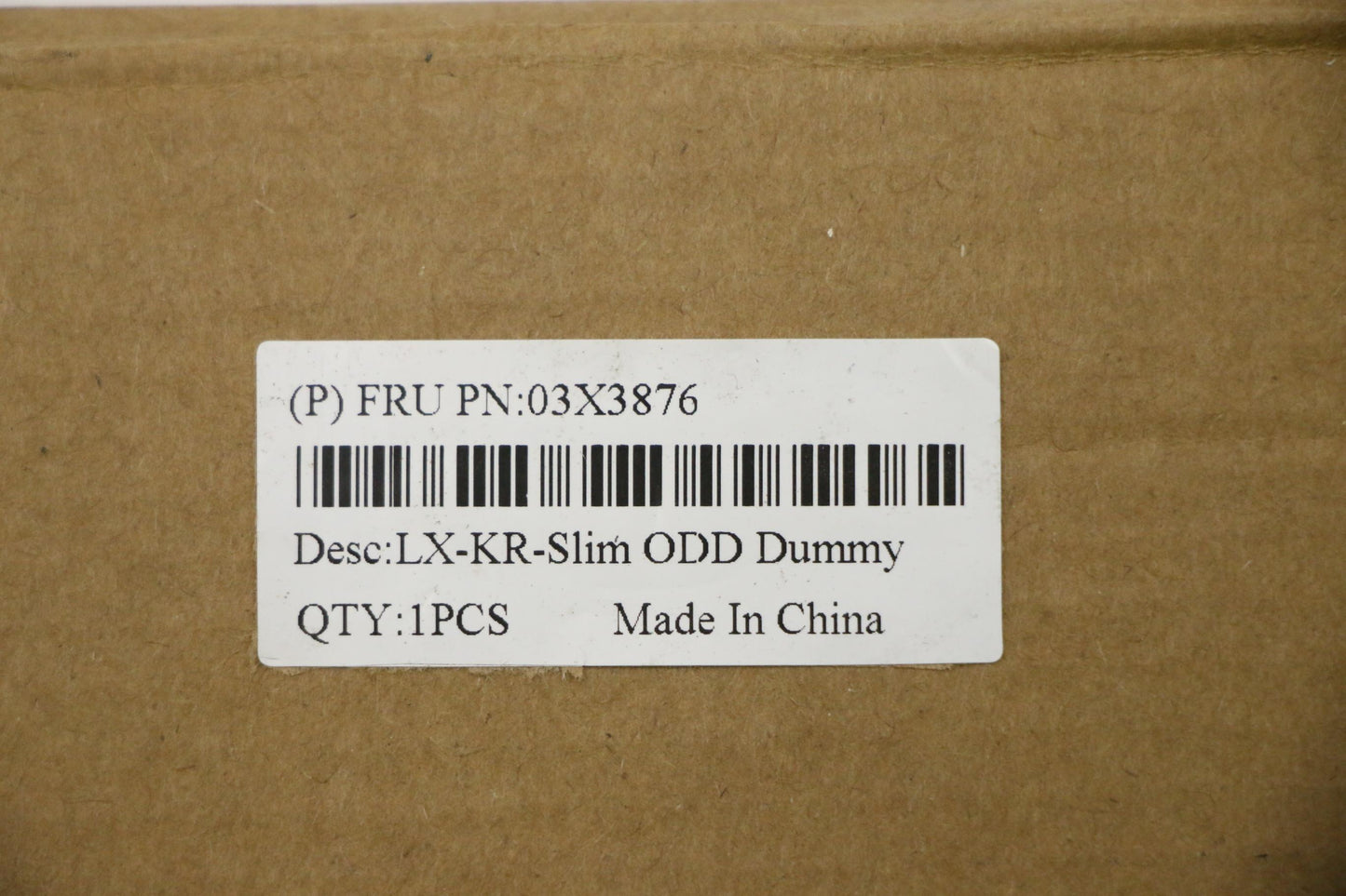 Lenovo Mech Asm Lx-Kr-Slim Odd Dummy - 03X3876