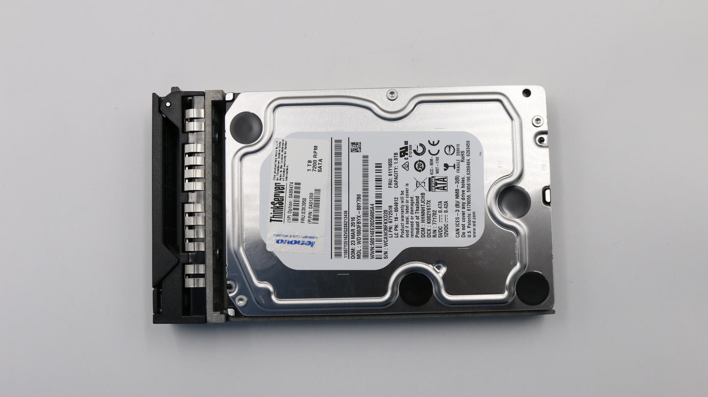 Lenovo Hd Hard Drives - 03X3950