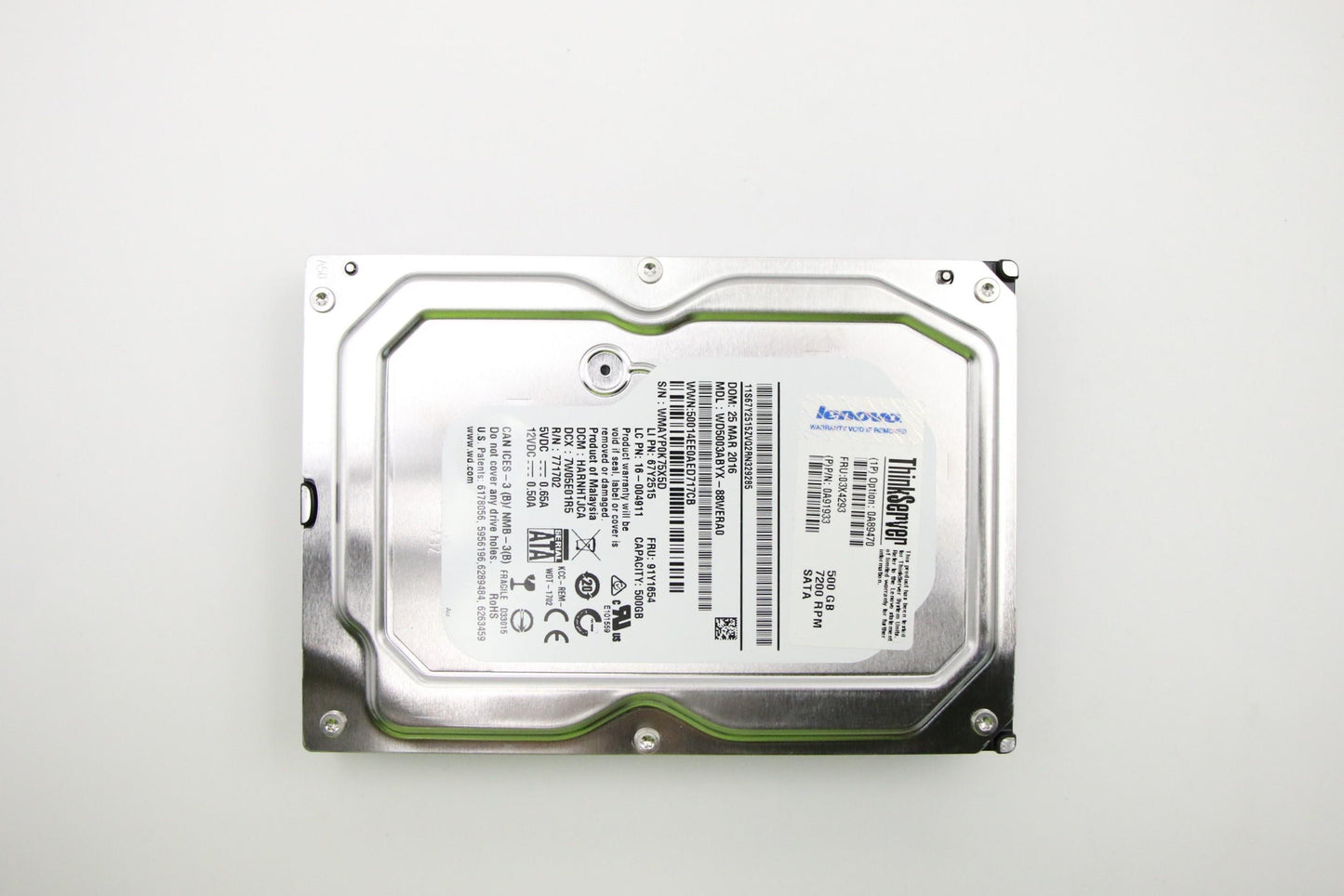 Lenovo Hd Hard Drives - 03X4293