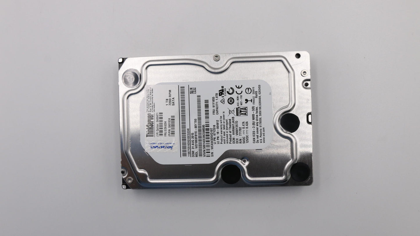 Lenovo Hard Drive Nhs 1Tb Sata 6Gb/S, - 03X4294