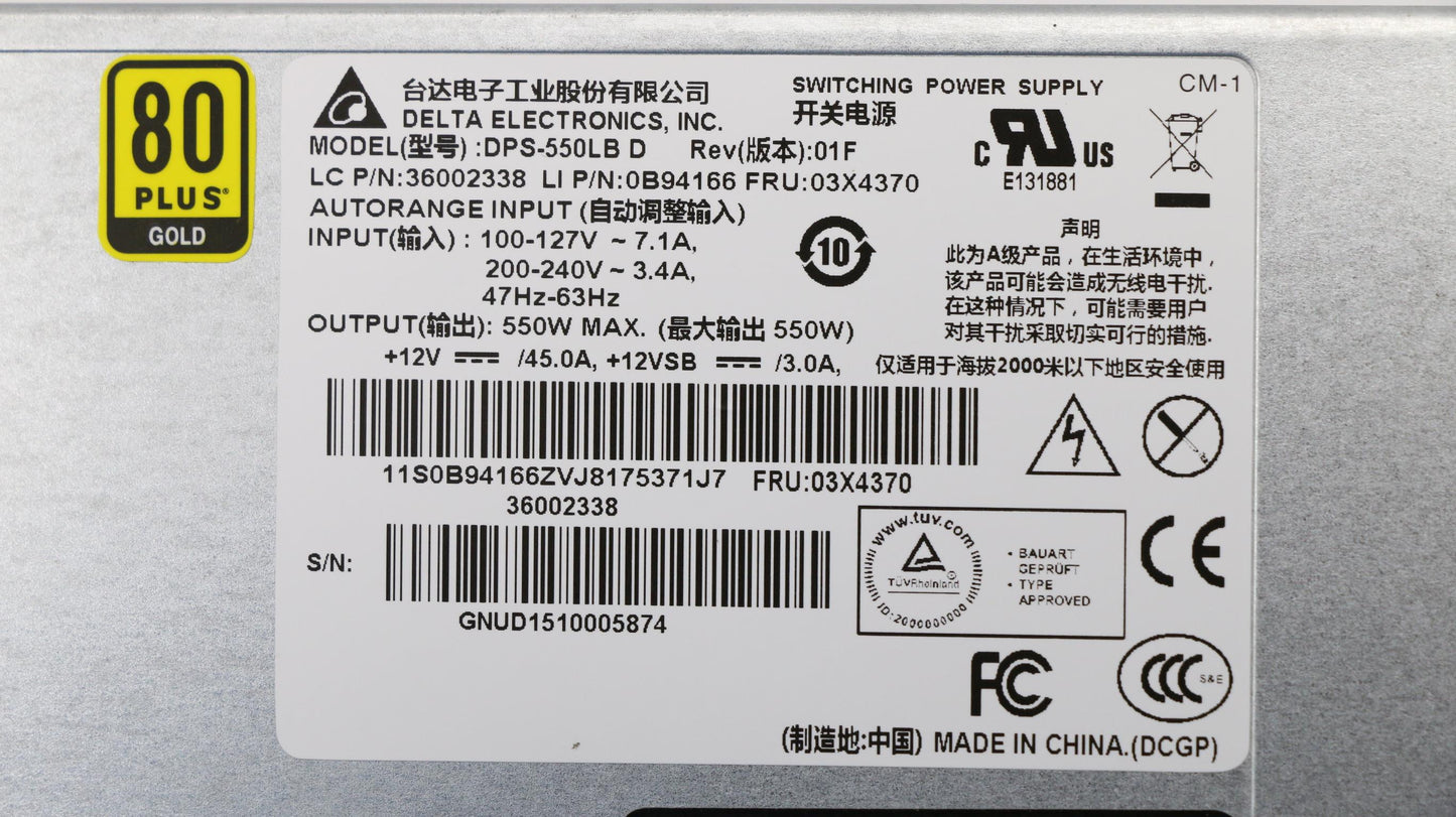 Lenovo Ps Power Supplies Internal - 03X4370