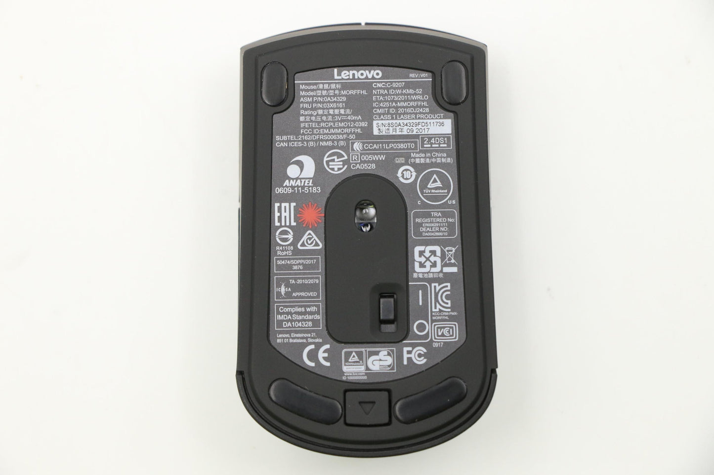 Lenovo Thinkpadlaserwirelessmouse - 03X6161