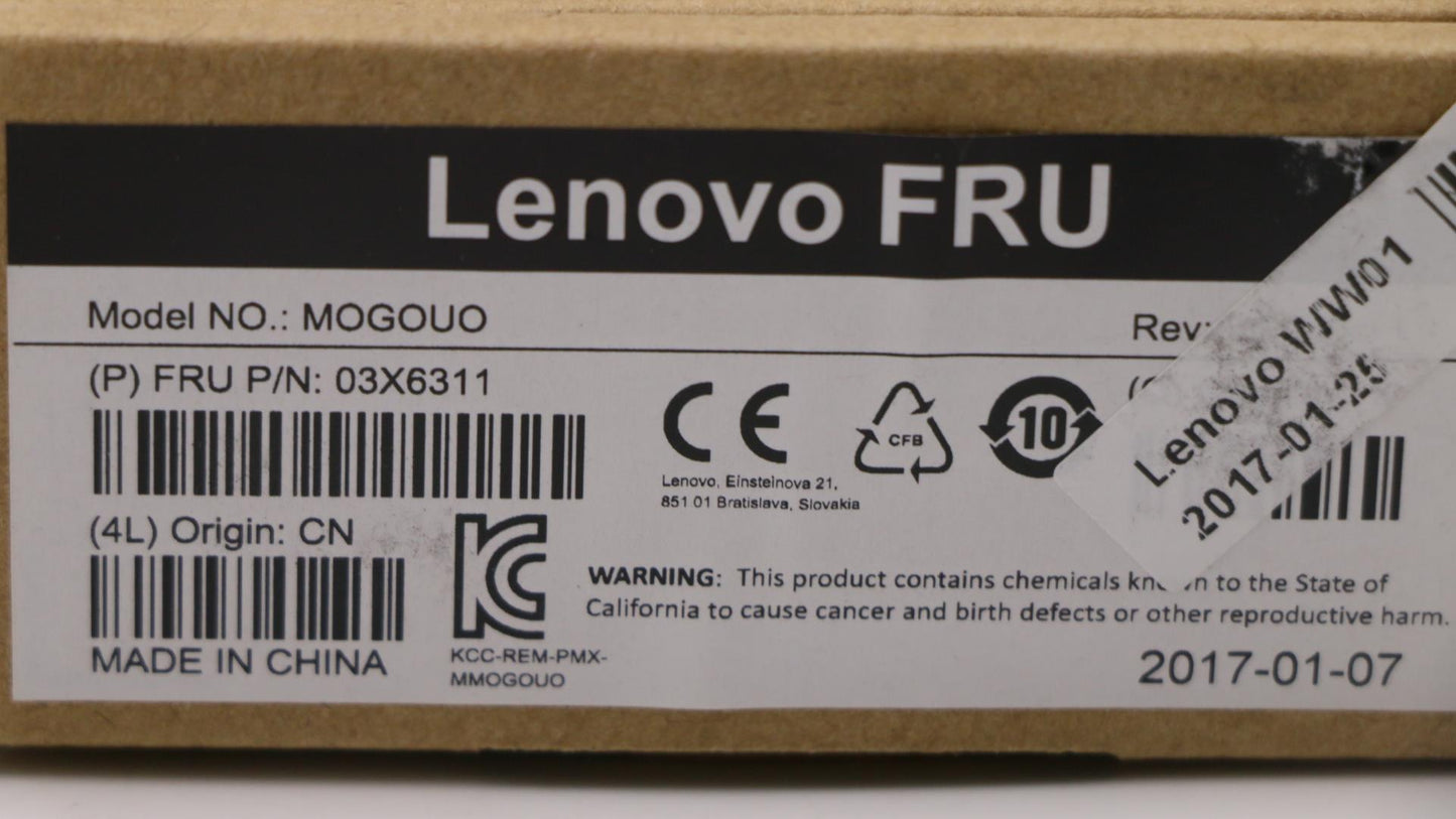 Lenovo Mouse Usb Mouse Black - 03X6311