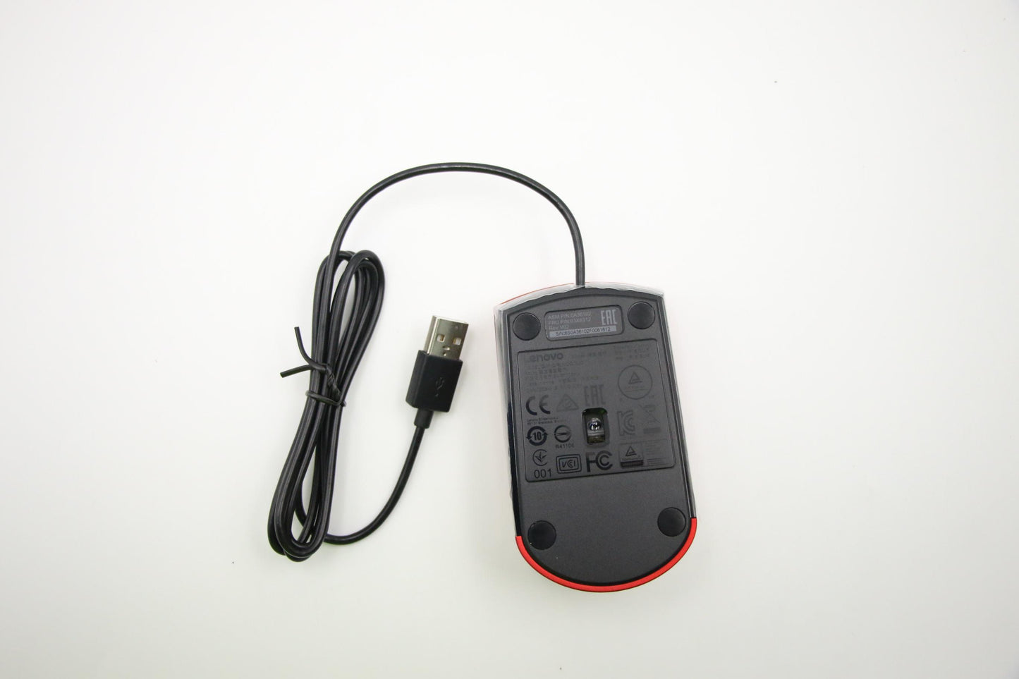 Lenovo Mouse Usb Mouse Red - 03X6312