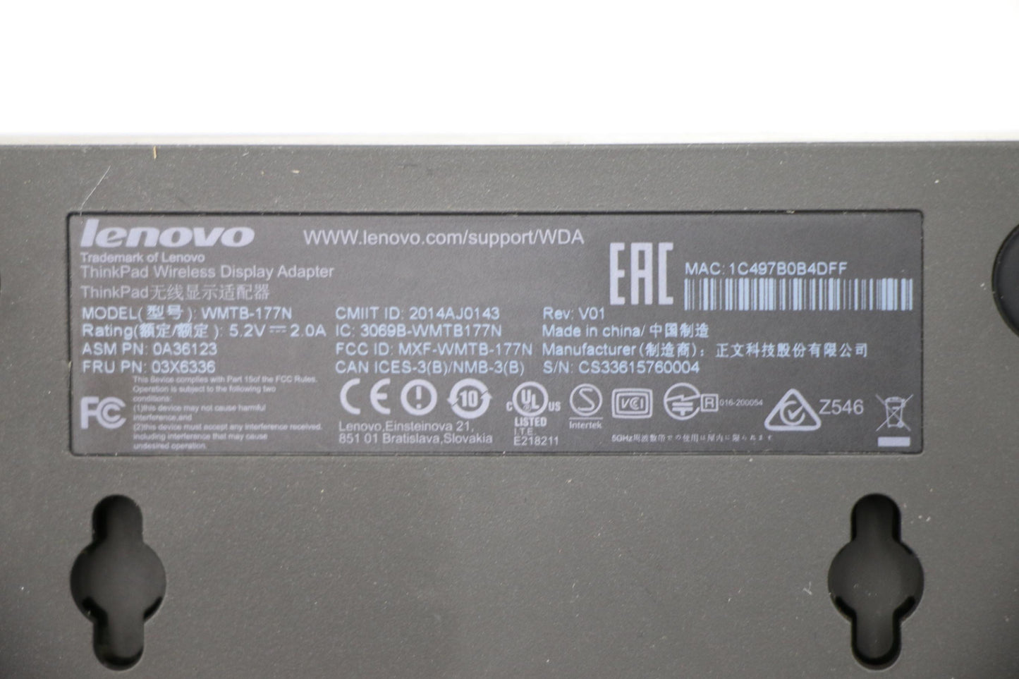 Lenovo Cw Wireless Wan Adapters - 03X6336