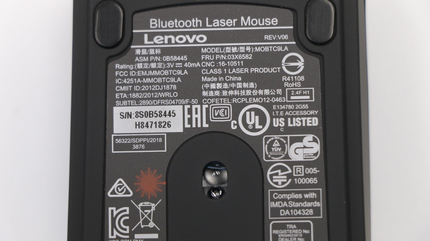 Lenovo 03X6582 Ms Pointing Devices