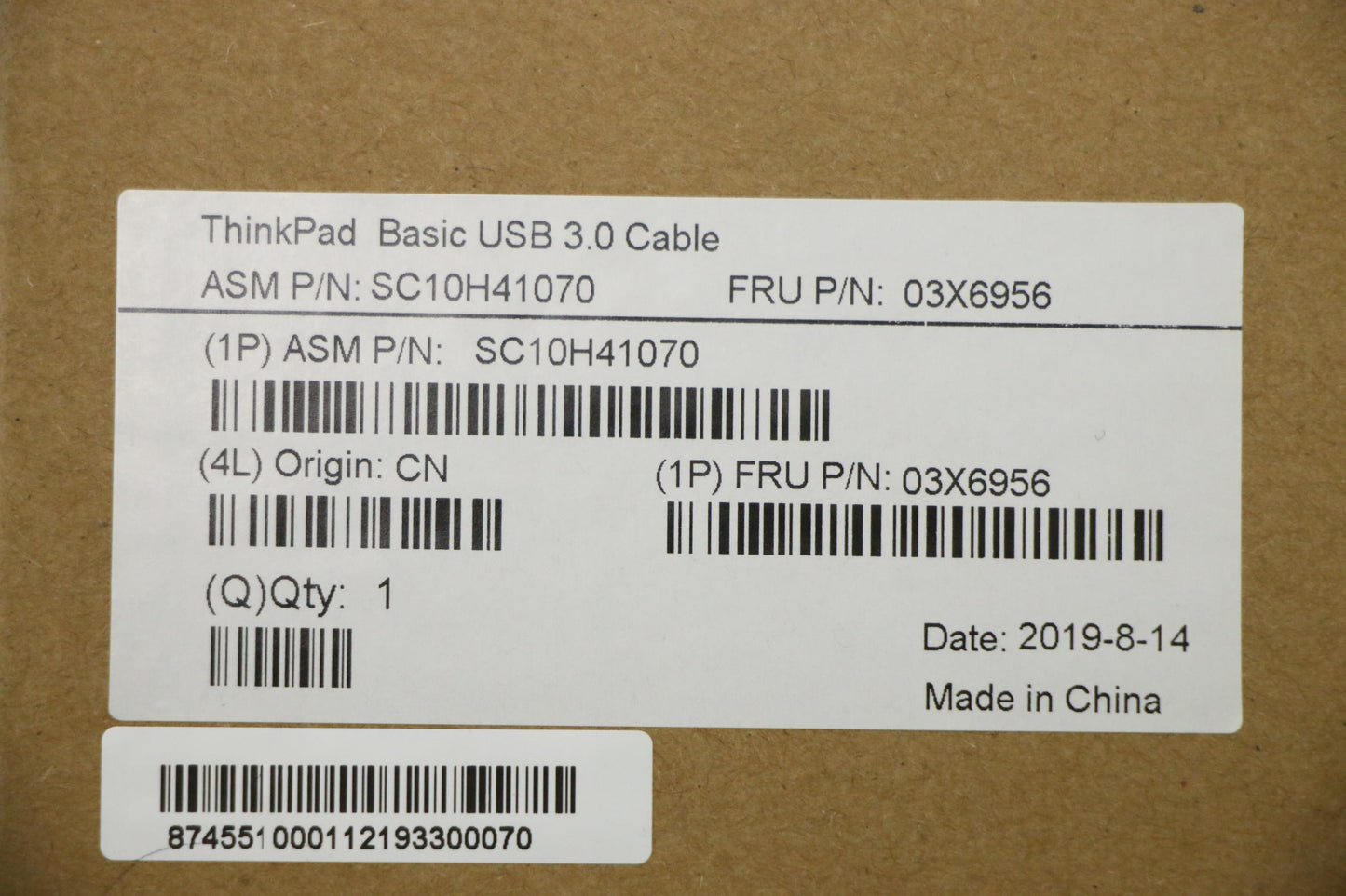 Lenovo Cc Cables External - 03X6956