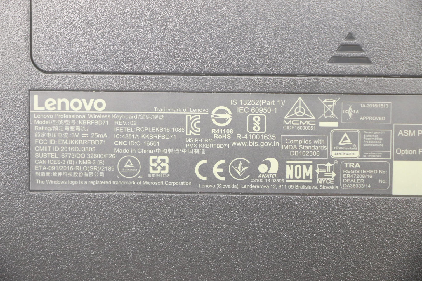 Lenovo 03X6967 Kb Keyboards External