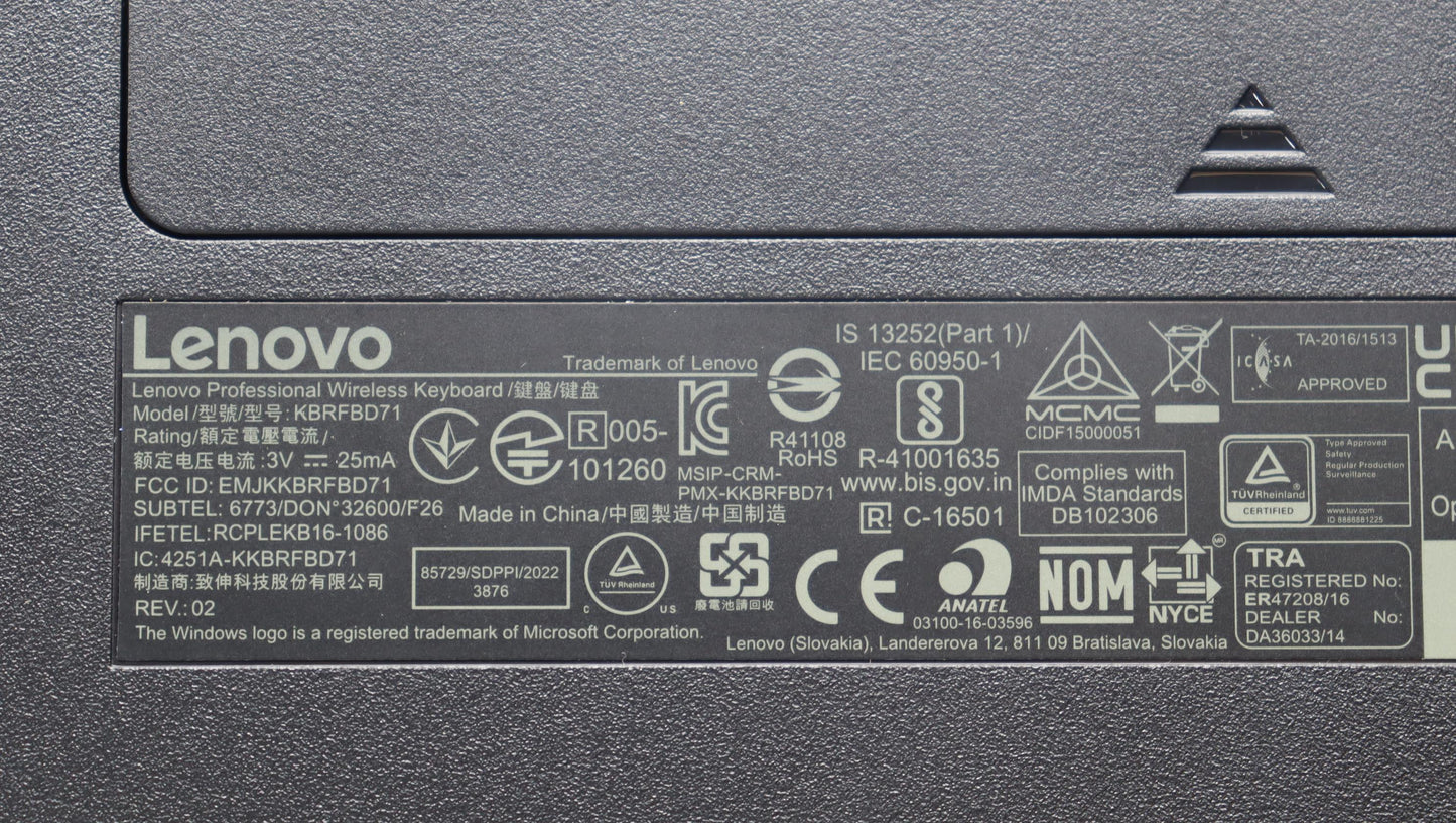 Lenovo 03X6976 Kb Keyboards External