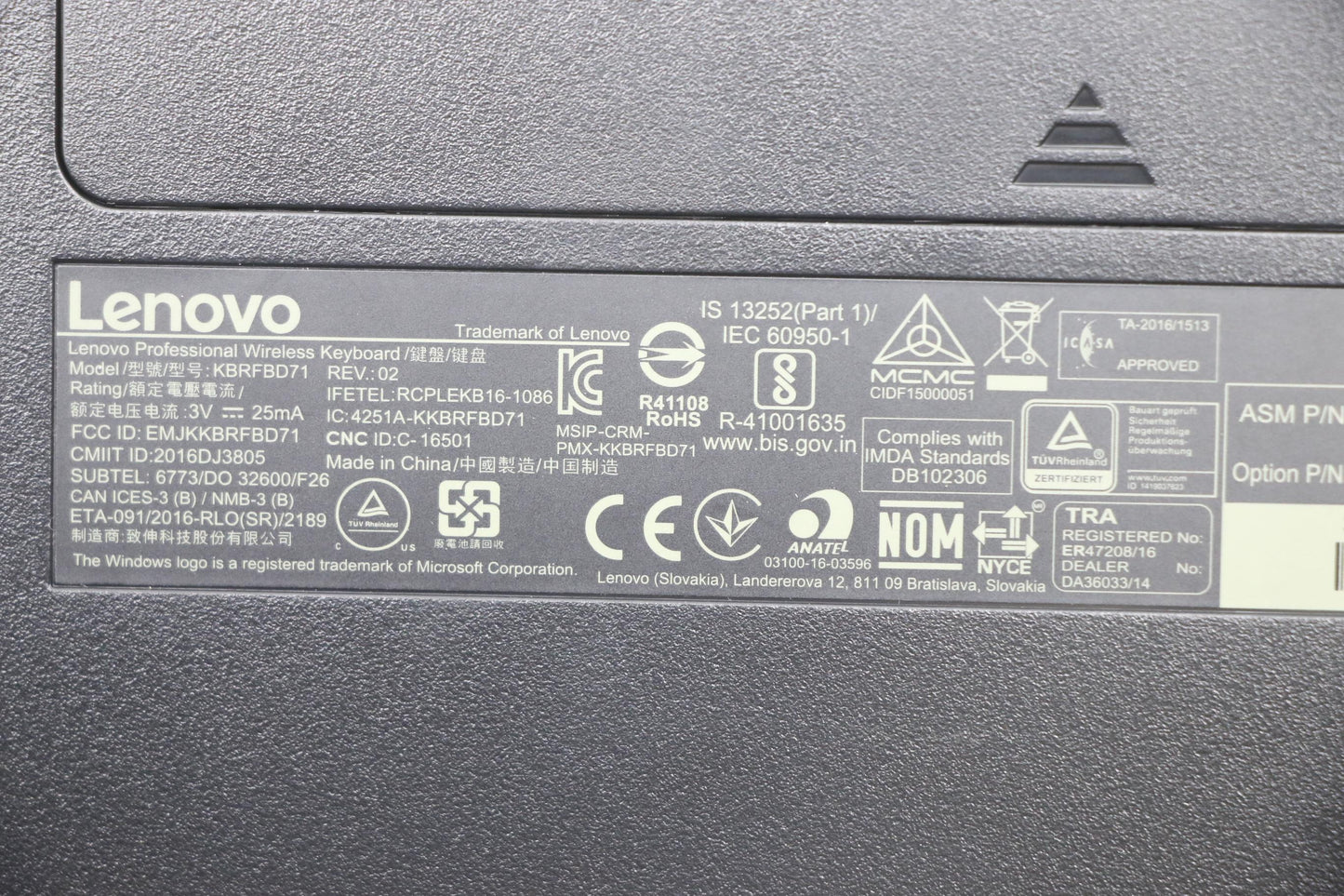 Lenovo 03X6987 Kb Keyboards External