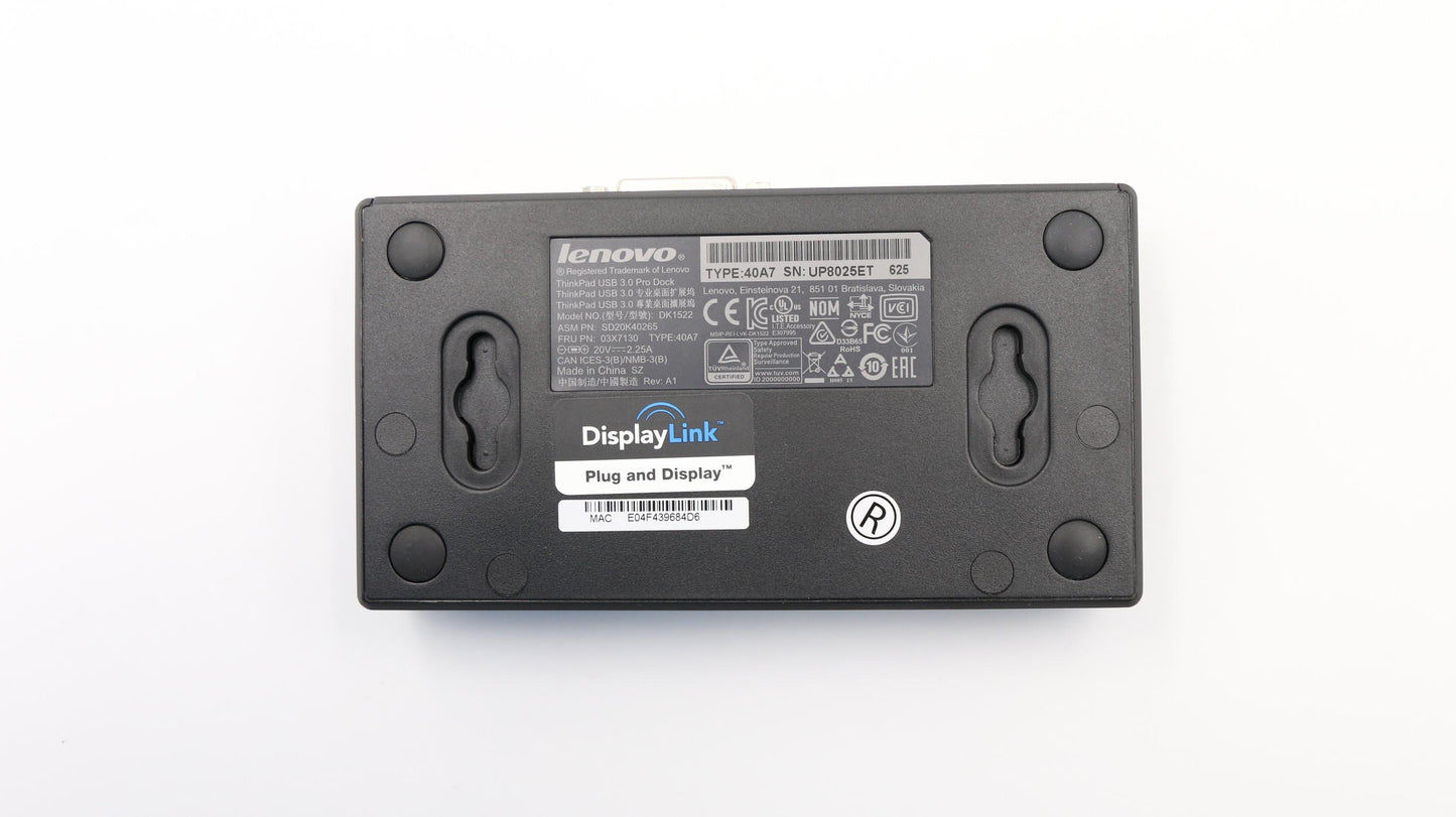 Lenovo Fruforusb3.0Prodock - 03X7130