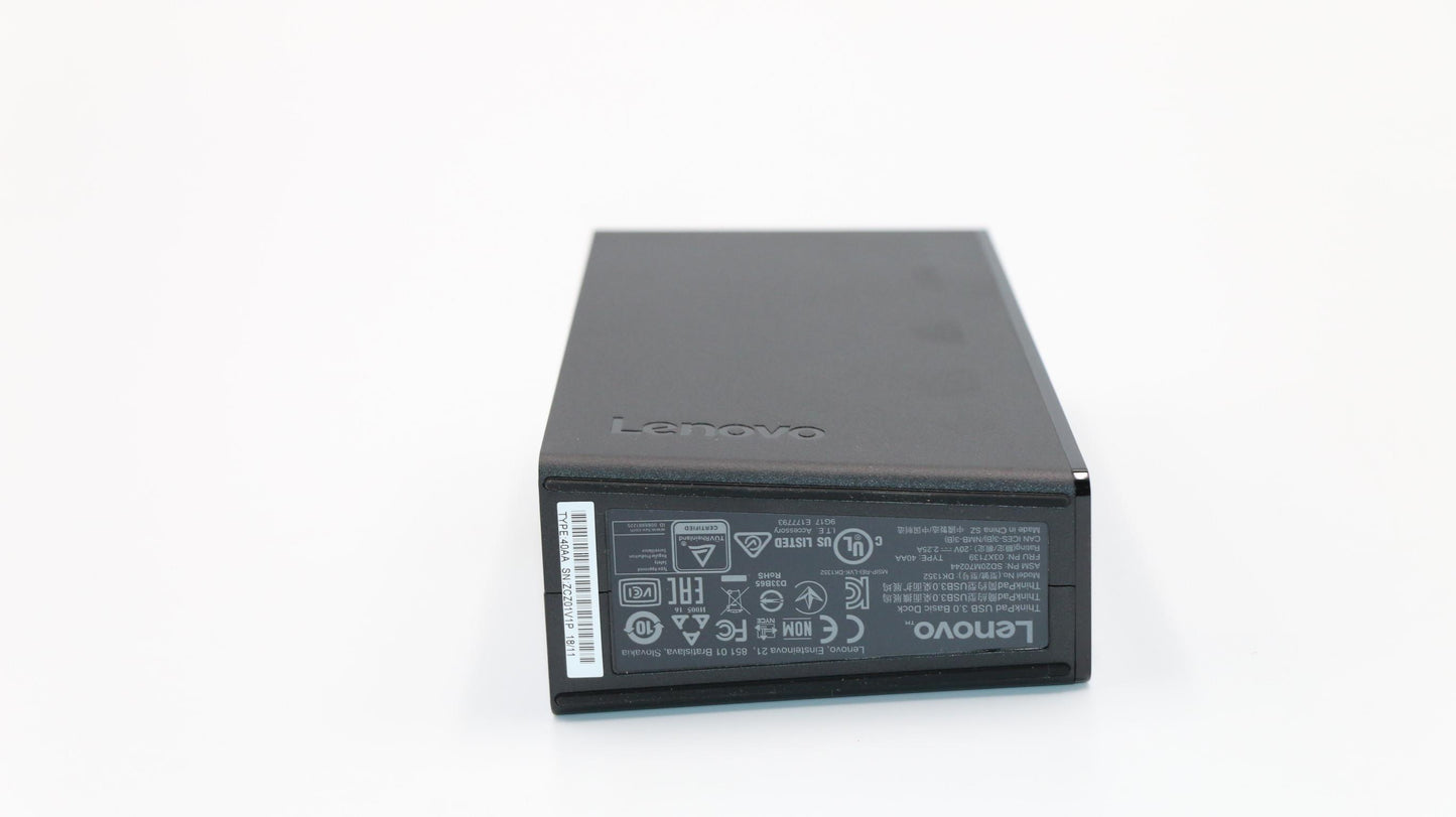 Lenovo Fru For Essential Usb3.0 Dock - 03X7139