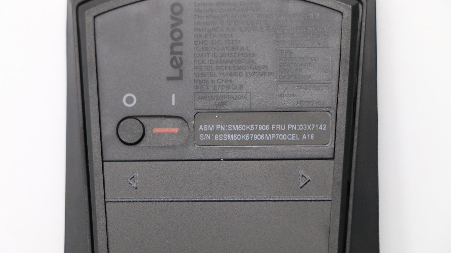 Lenovo Ms Pointing Devices - 03X7142