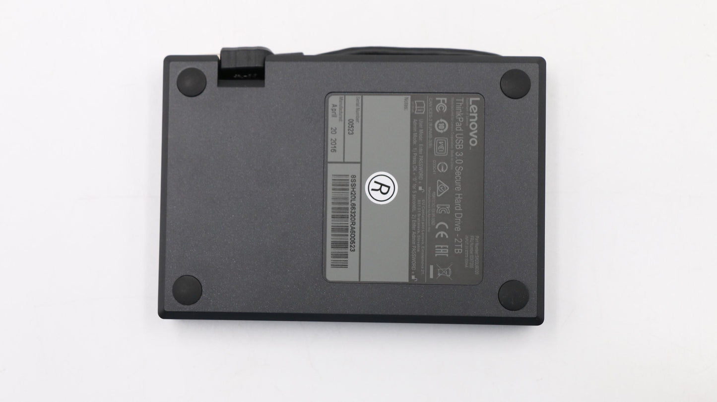 Lenovo 03X7200 Hdd Bo Fru For Tp U3 Secure Hd