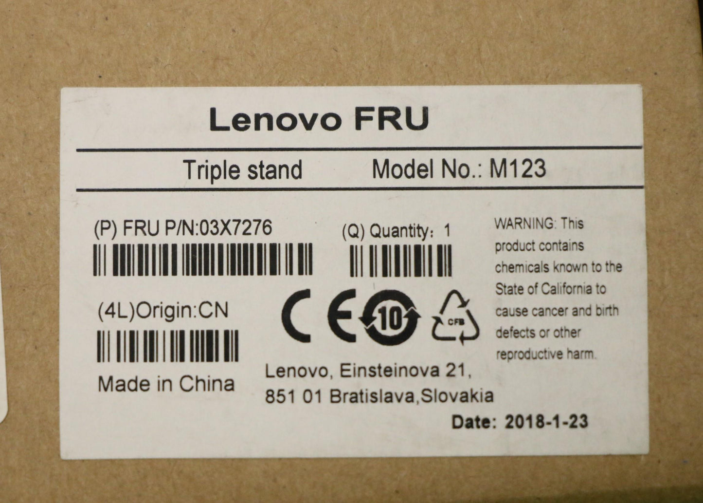 Lenovo Mech Bo Fru-Triple Stand - 03X7276