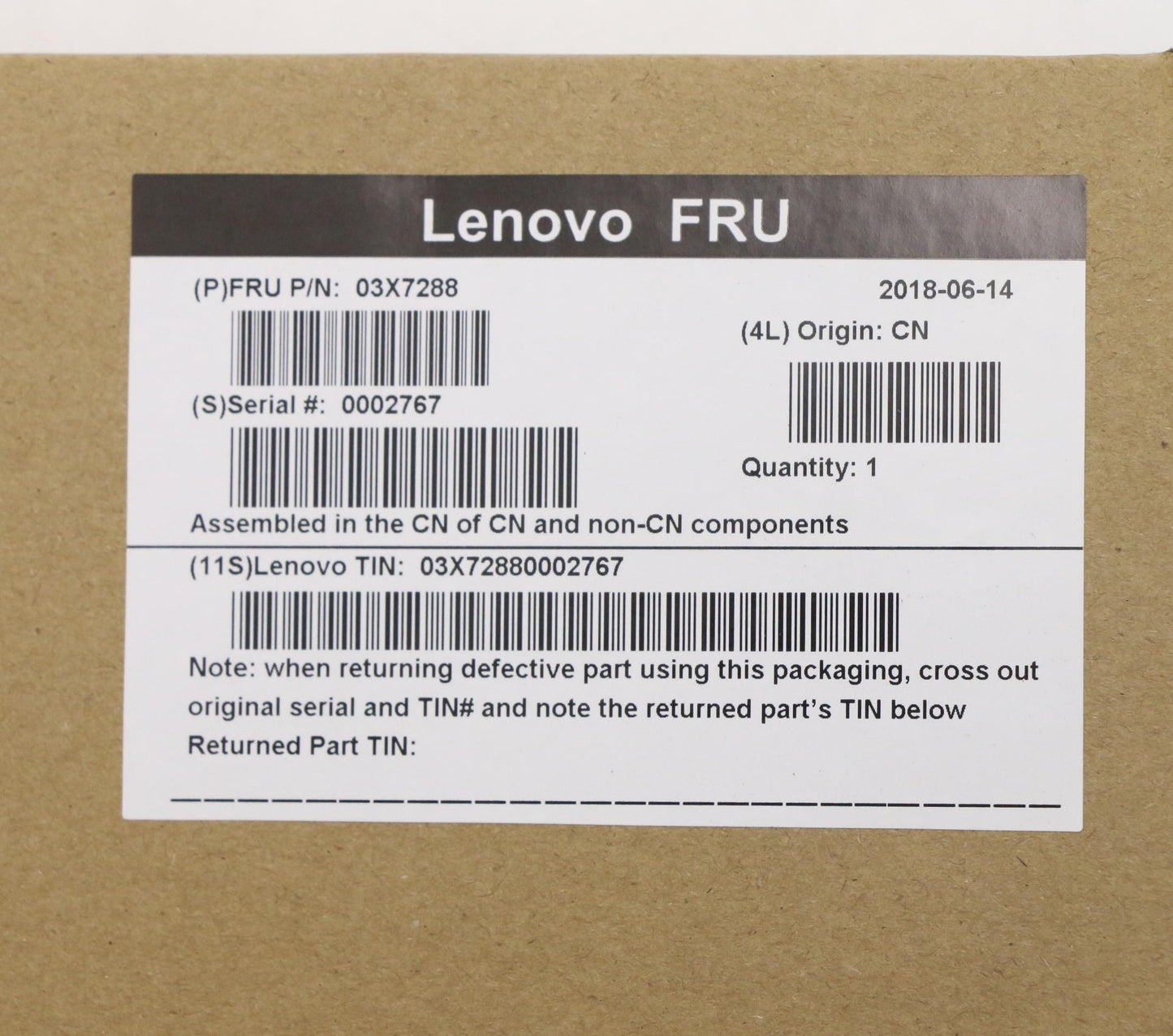 Lenovo Lenovo Usb Smartcard Keyboard - 03X7288