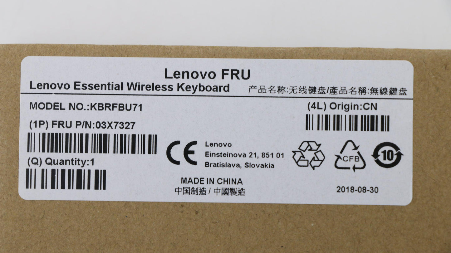 Lenovo Fru Lenovo Essential Wireless - 03X7327