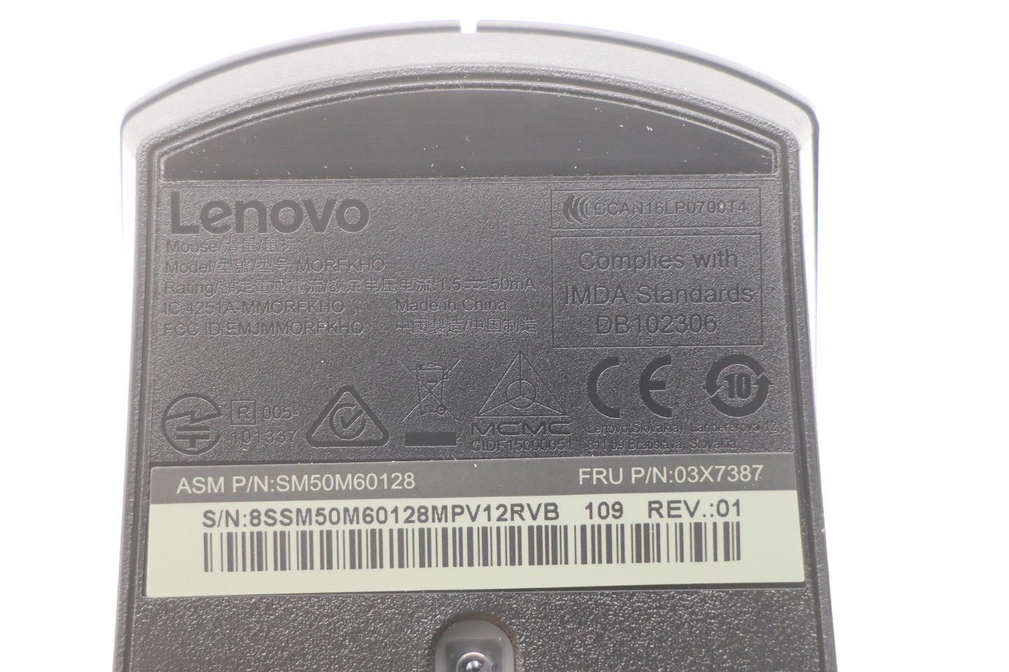 Lenovo Kb Mice_Bo Fru Wireless Mouse - 03X7387