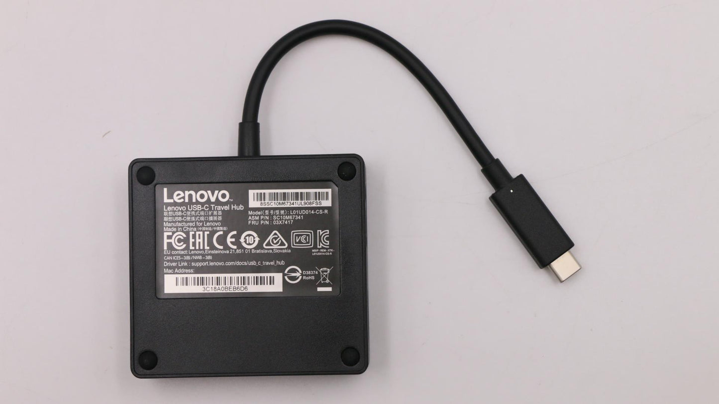 Lenovo Cable Bo Lenovo Usb-C Travel H - 03X7417