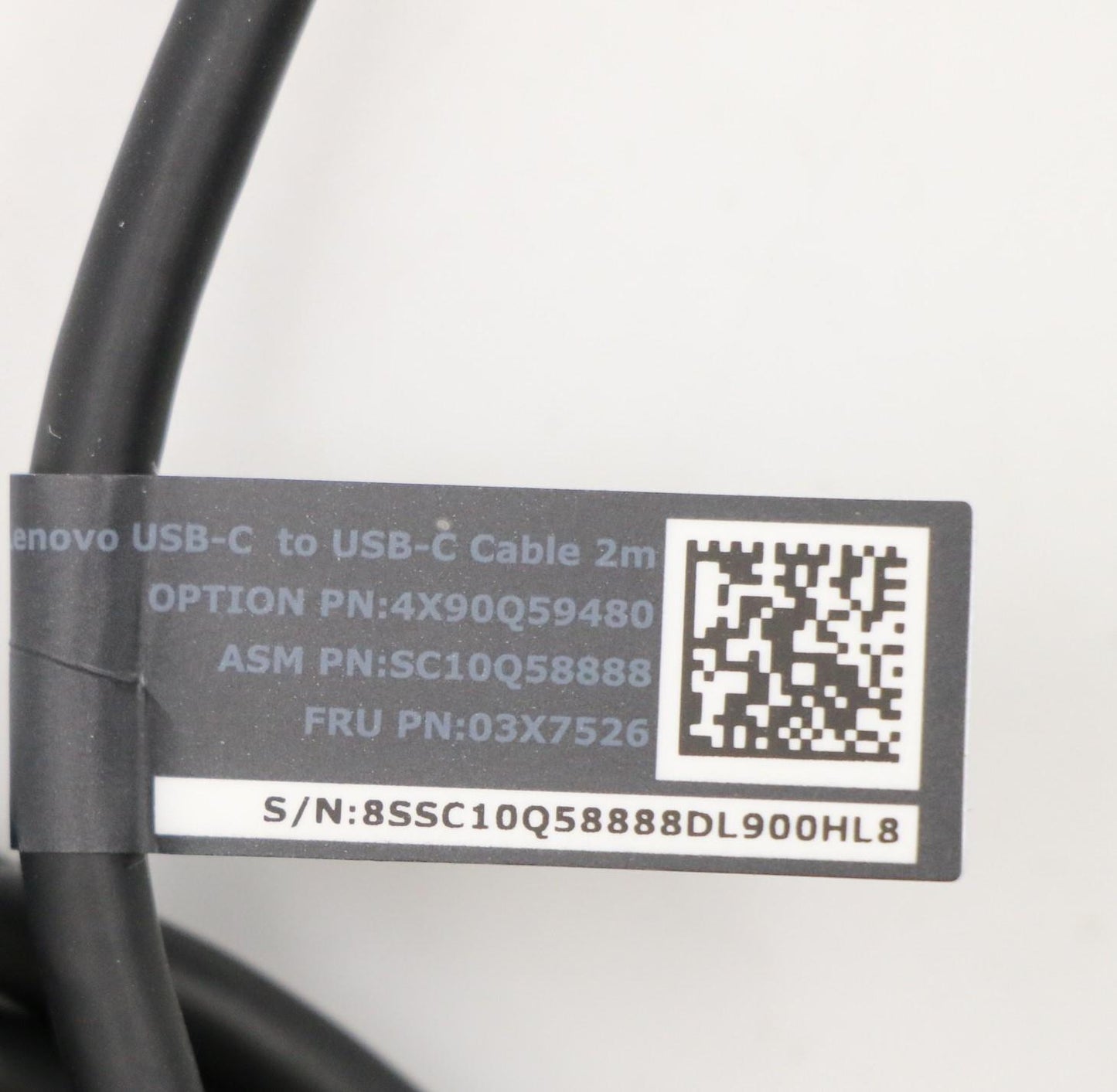 Lenovo Fru Usb-C To Usb-C Cable 2M - 03X7526