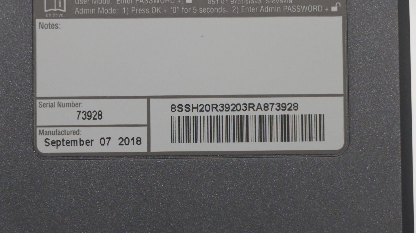 Lenovo Tp Secure Hdd 500Gb Fru - 03X7600