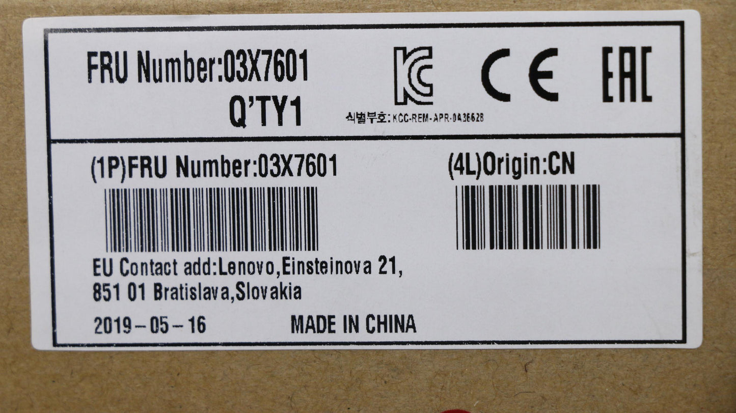 Lenovo Tp Secure Hdd 1Tb Fru - 03X7601