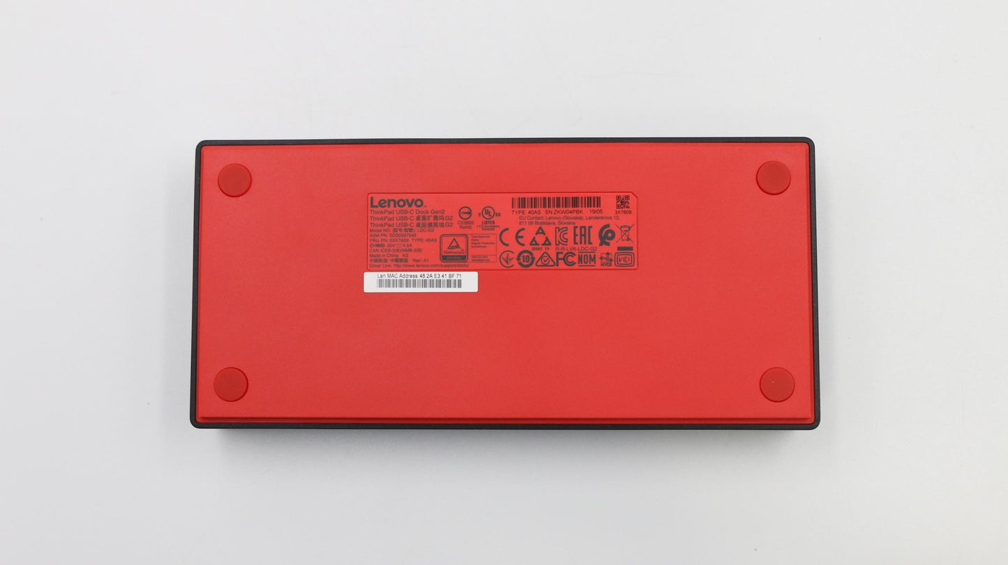 Lenovo Fru For Tp Usb-C Dock Gen2 - 03X7609