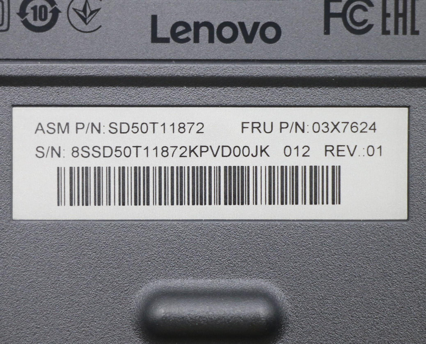 Lenovo Keyboard, External - 03X7624