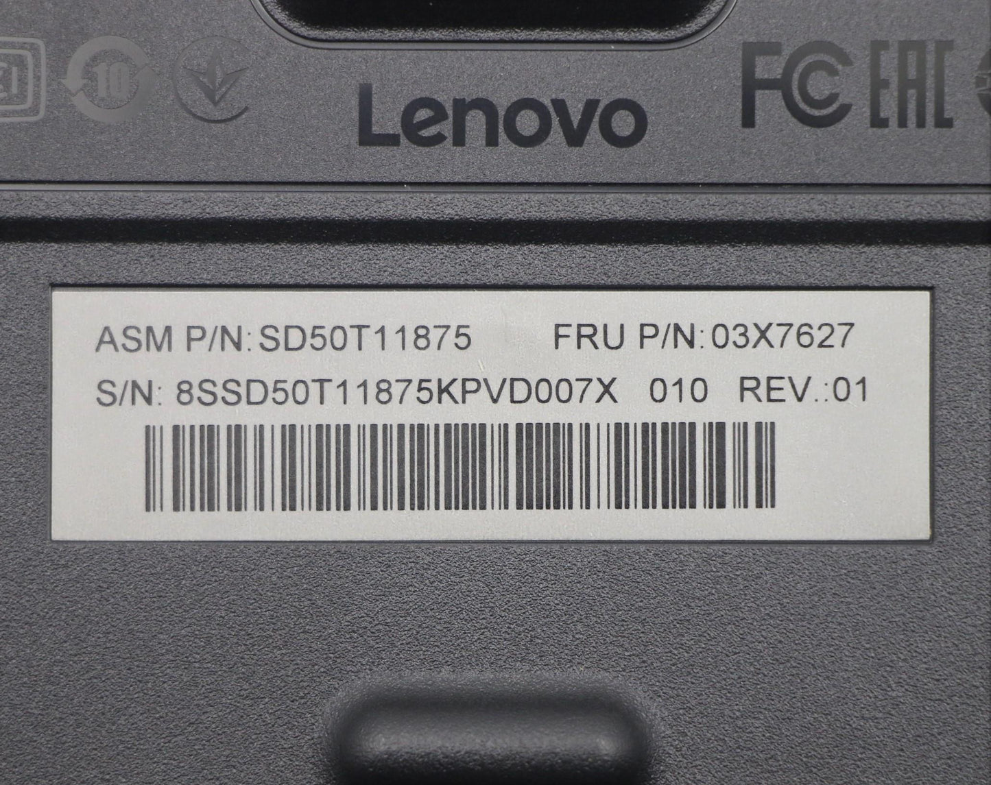 Lenovo Keyboard, External - 03X7627