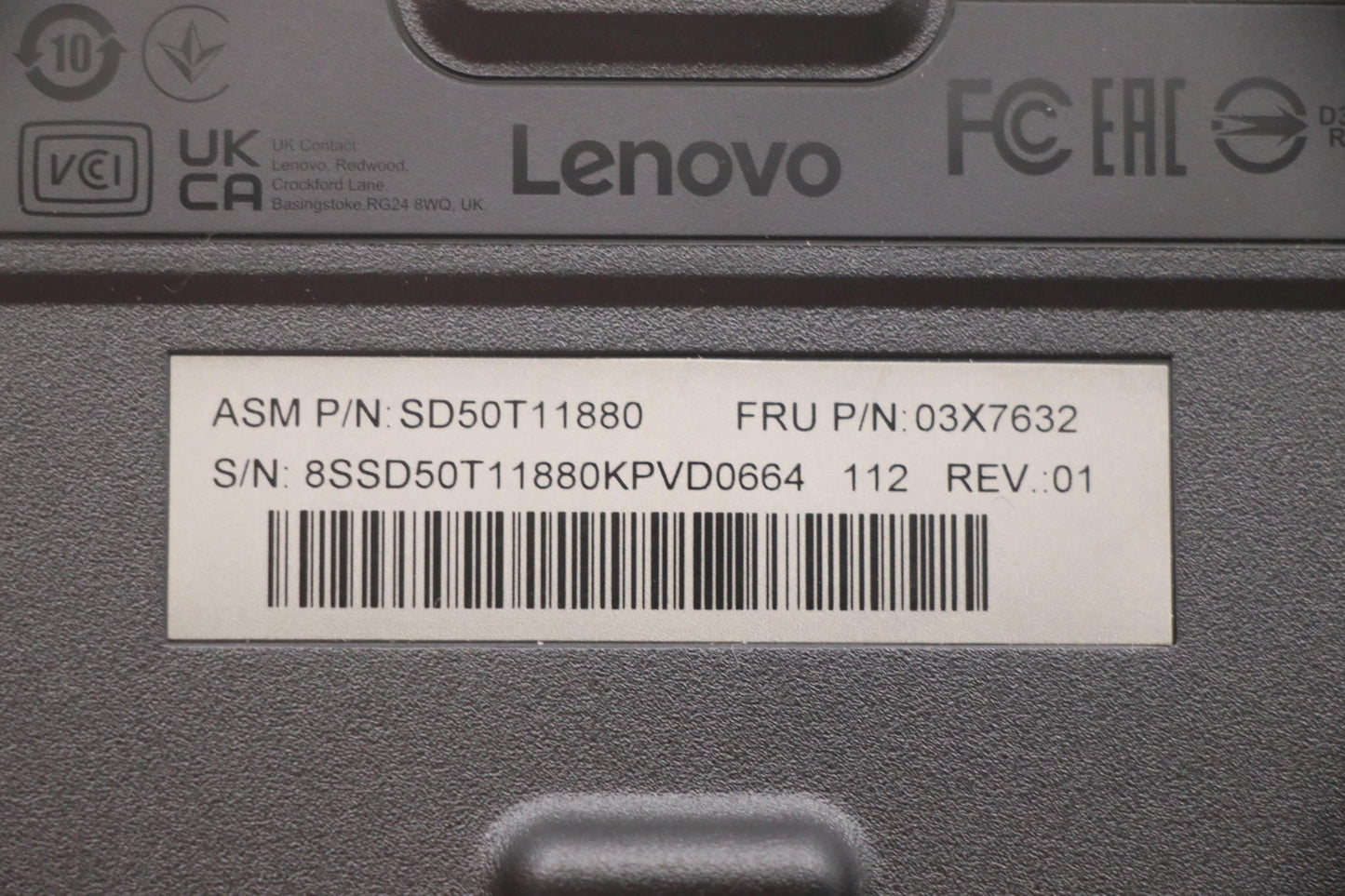 Lenovo Keyboard, External - 03X7632
