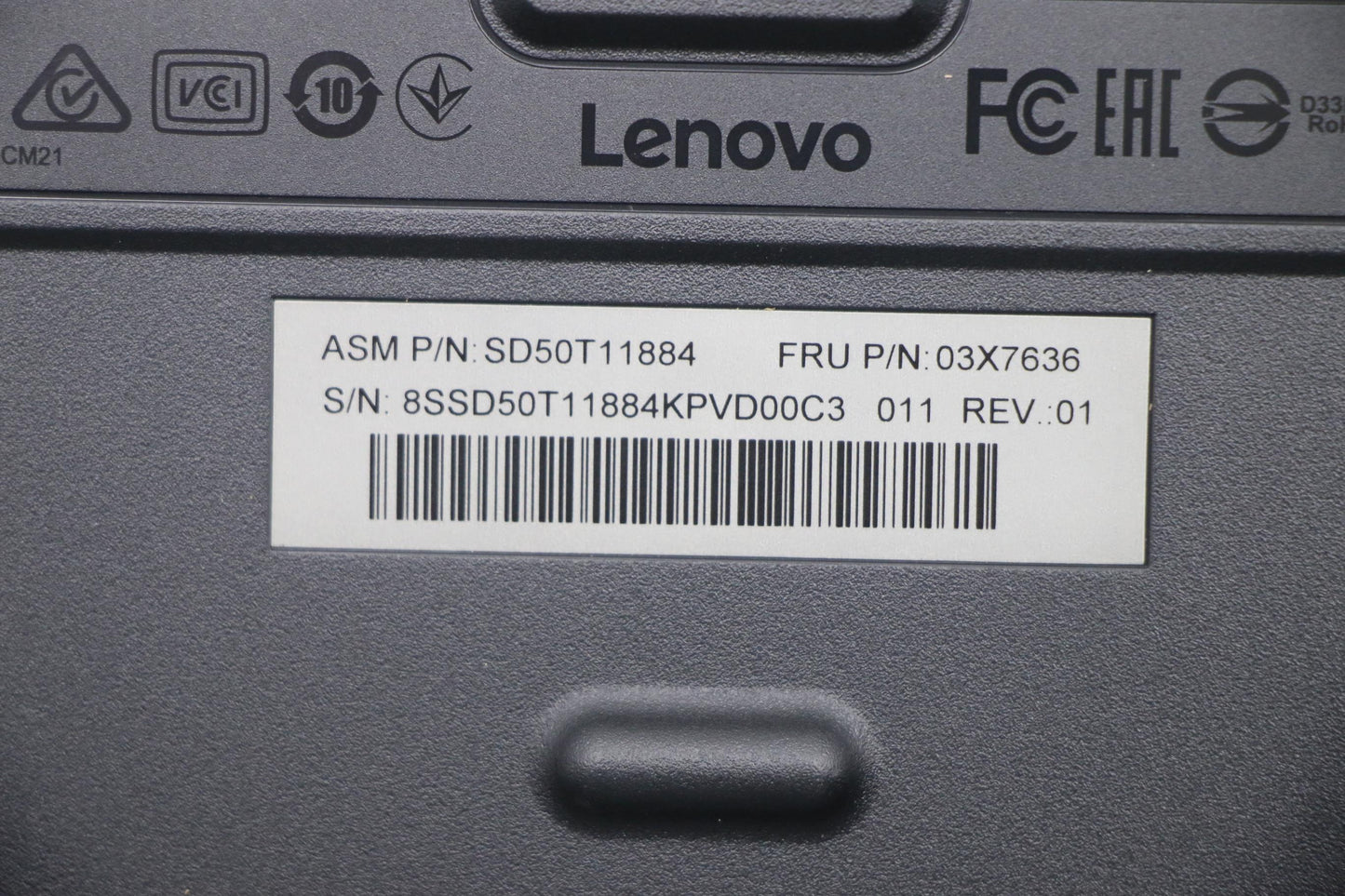 Lenovo Keyboard, External - 03X7636