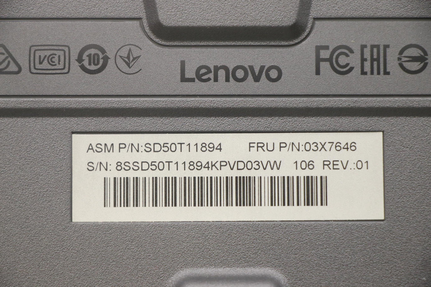 Lenovo Keyboard, External - 03X7646