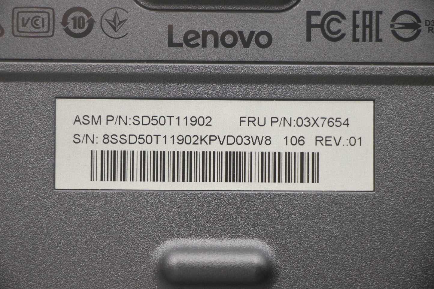 Lenovo Keyboard, External - 03X7654