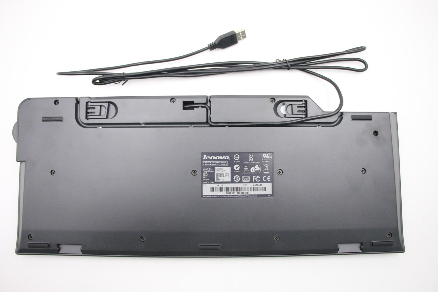 Lenovo Keyboard Lenovo Usb Smartcard - 03X8112