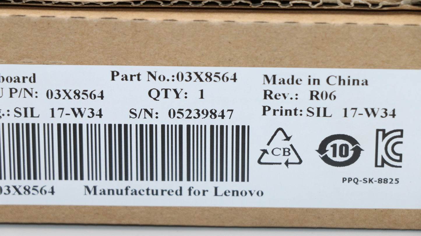 Lenovo Kb Keyboards External - 03X8564
