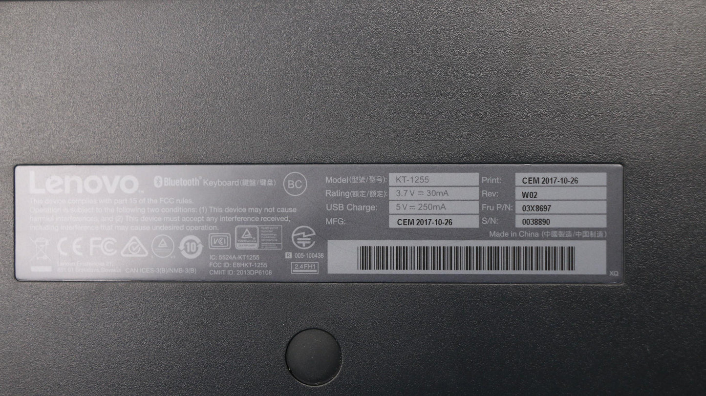 Lenovo Kb Keyboards External - 03X8697