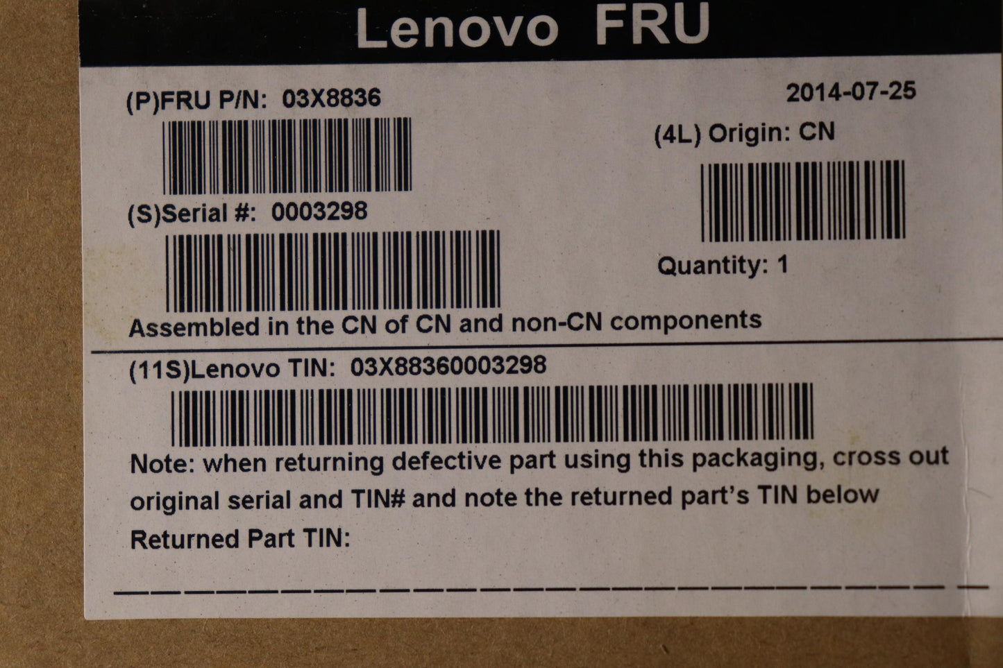 Lenovo Kb Keyboards External - 03X8836