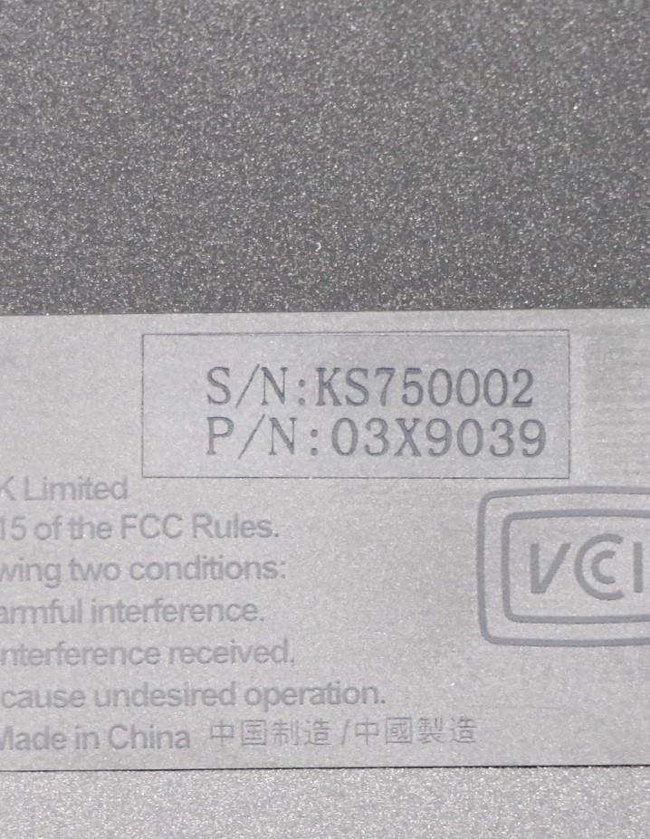 Lenovo Ki Keyboards Internal - 03X9039