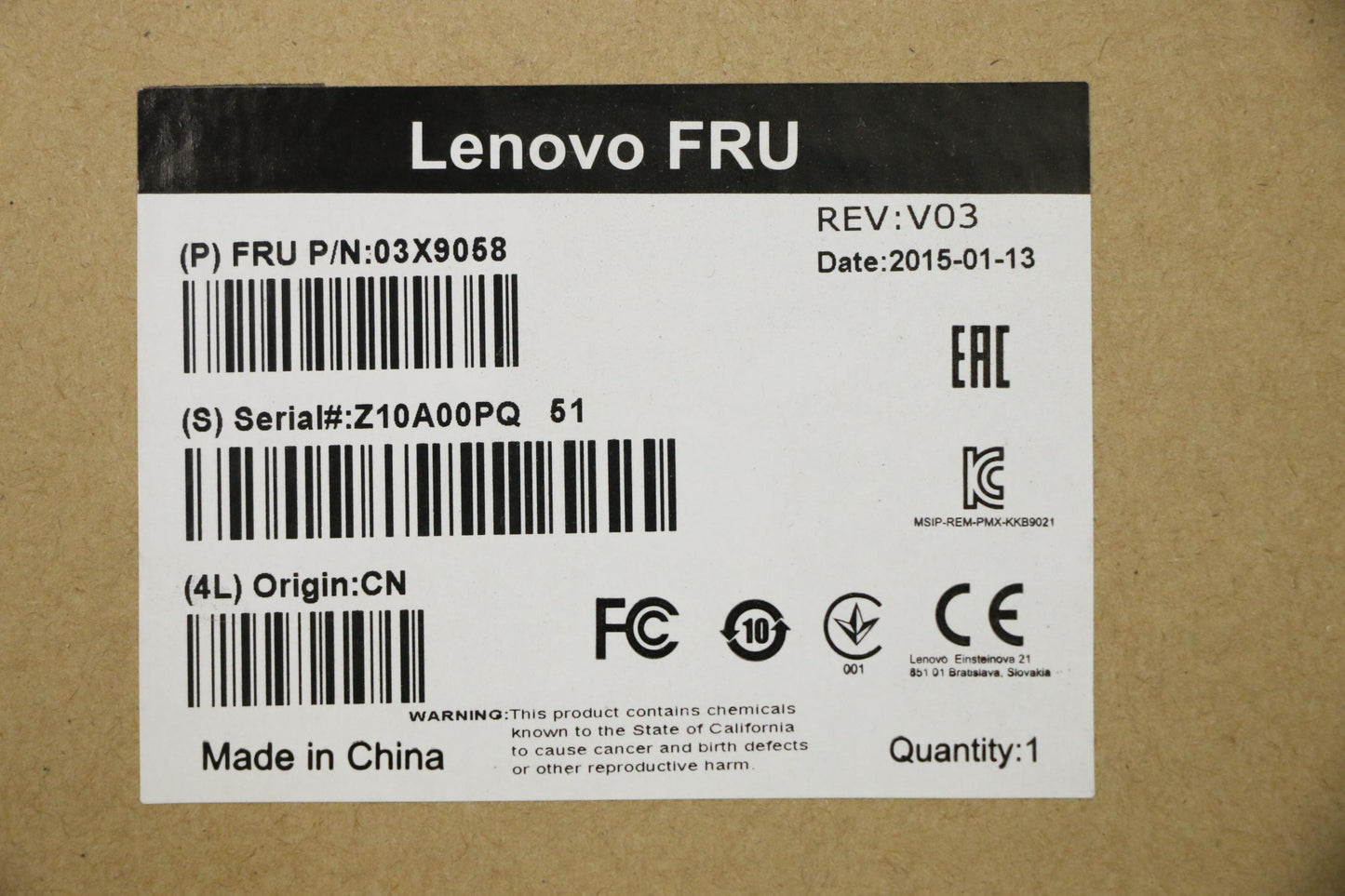 Lenovo Ki Keyboards Internal - 03X9058
