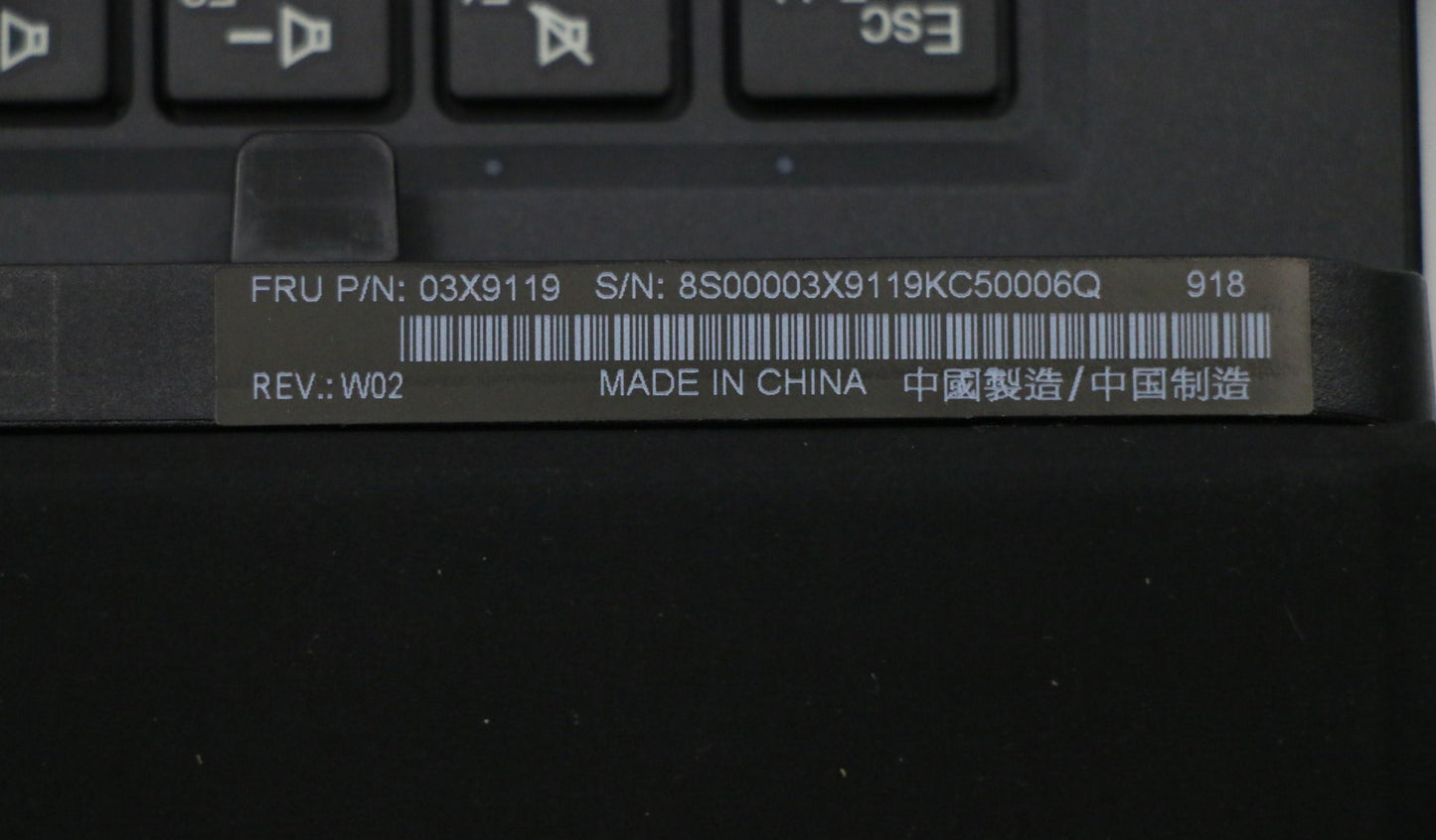 Lenovo Ki Keyboards Internal - 03X9119