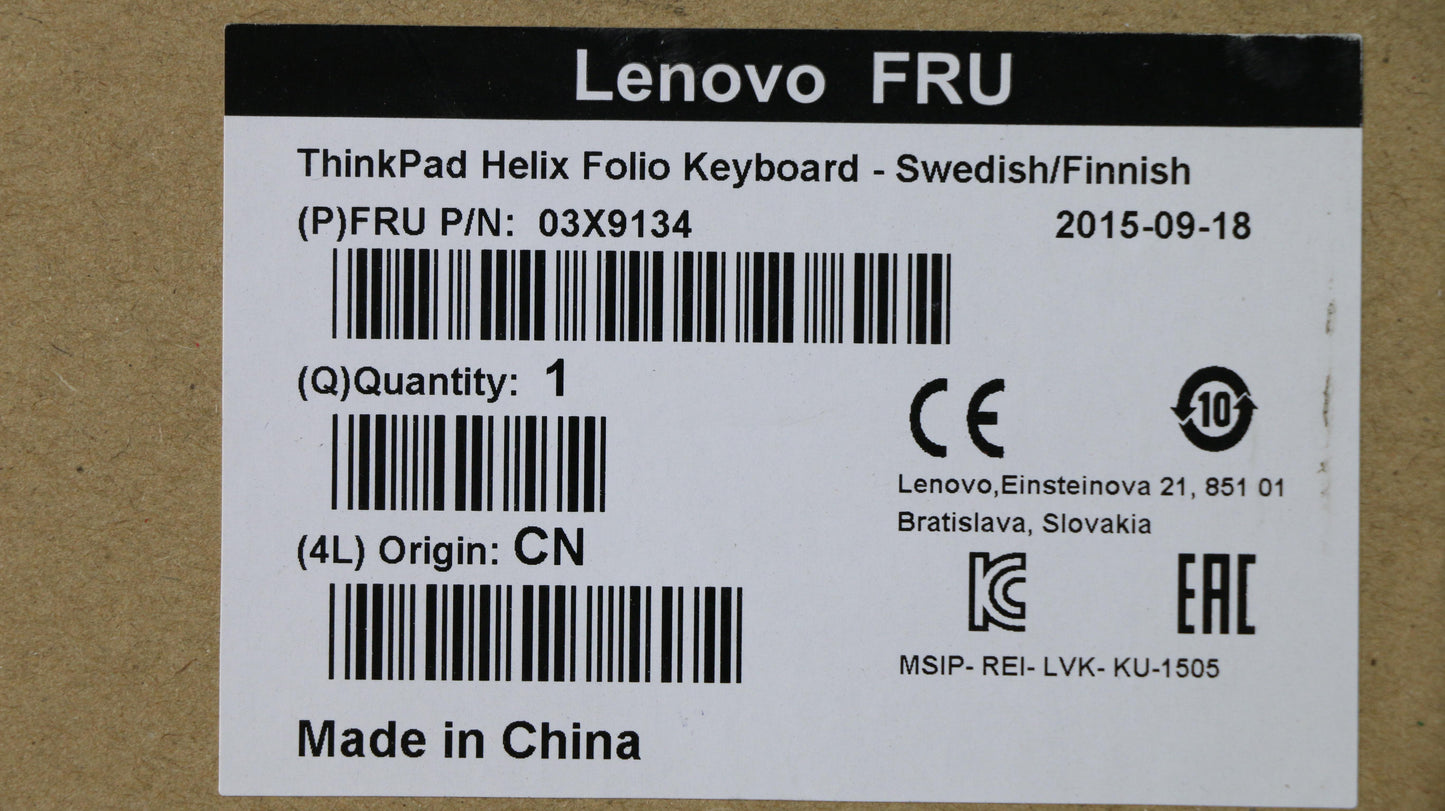 Lenovo Ki Keyboards Internal - 03X9134