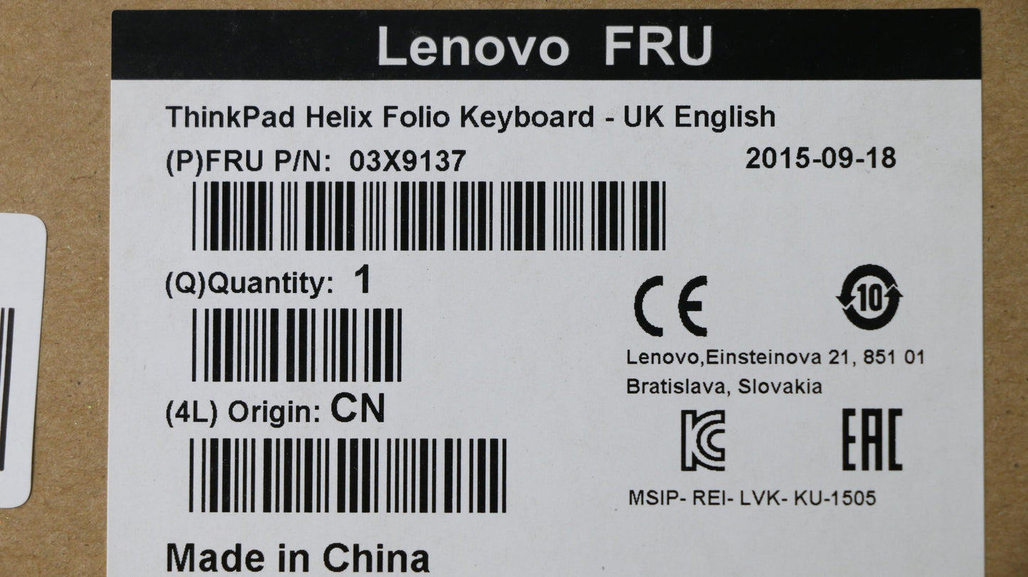 Lenovo Ki Keyboards Internal - 03X9137