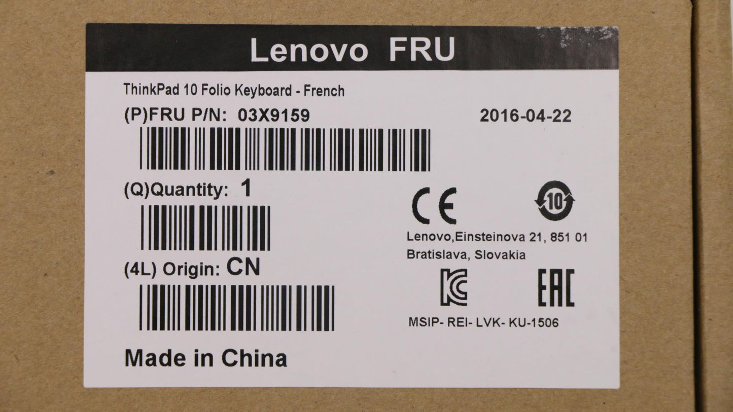 Lenovo Ki Keyboards Internal - 03X9159