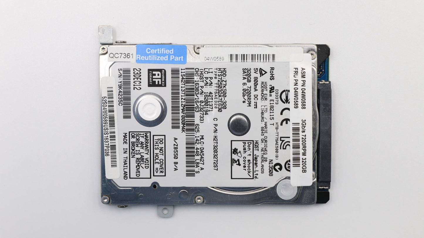 Lenovo Hard Drives - 04W0589