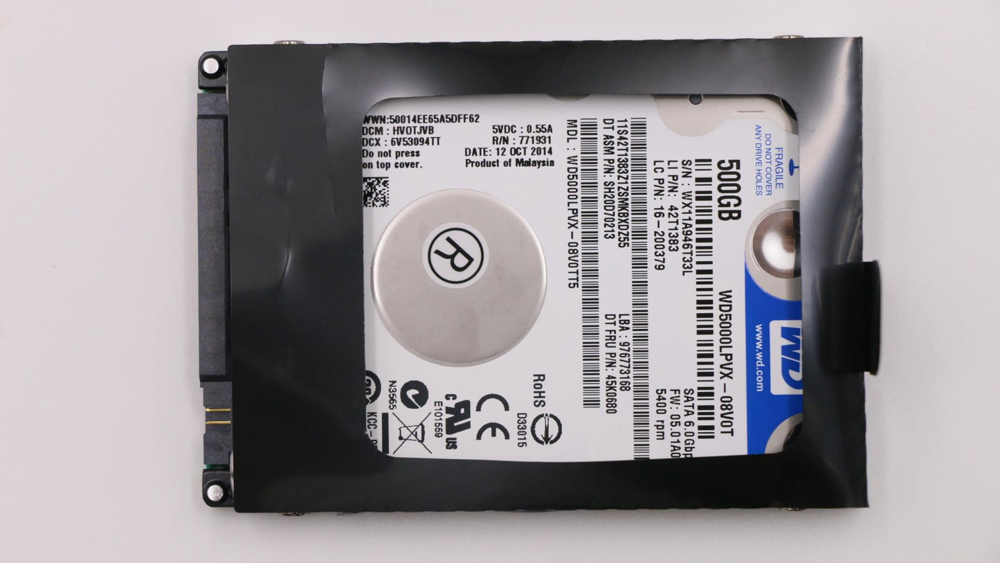 Lenovo Hd Hard Drives - 04W0599