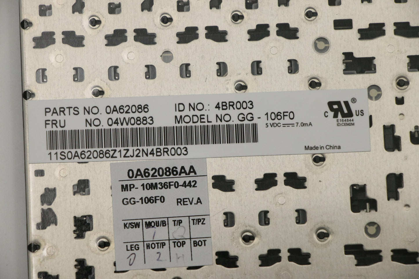Lenovo Keyboard Gg-Keyboard Fra - 04W0883
