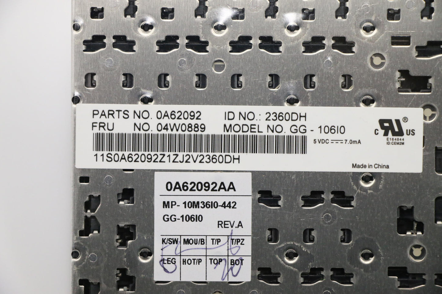 Lenovo Kb Keyboards External - 04W0889