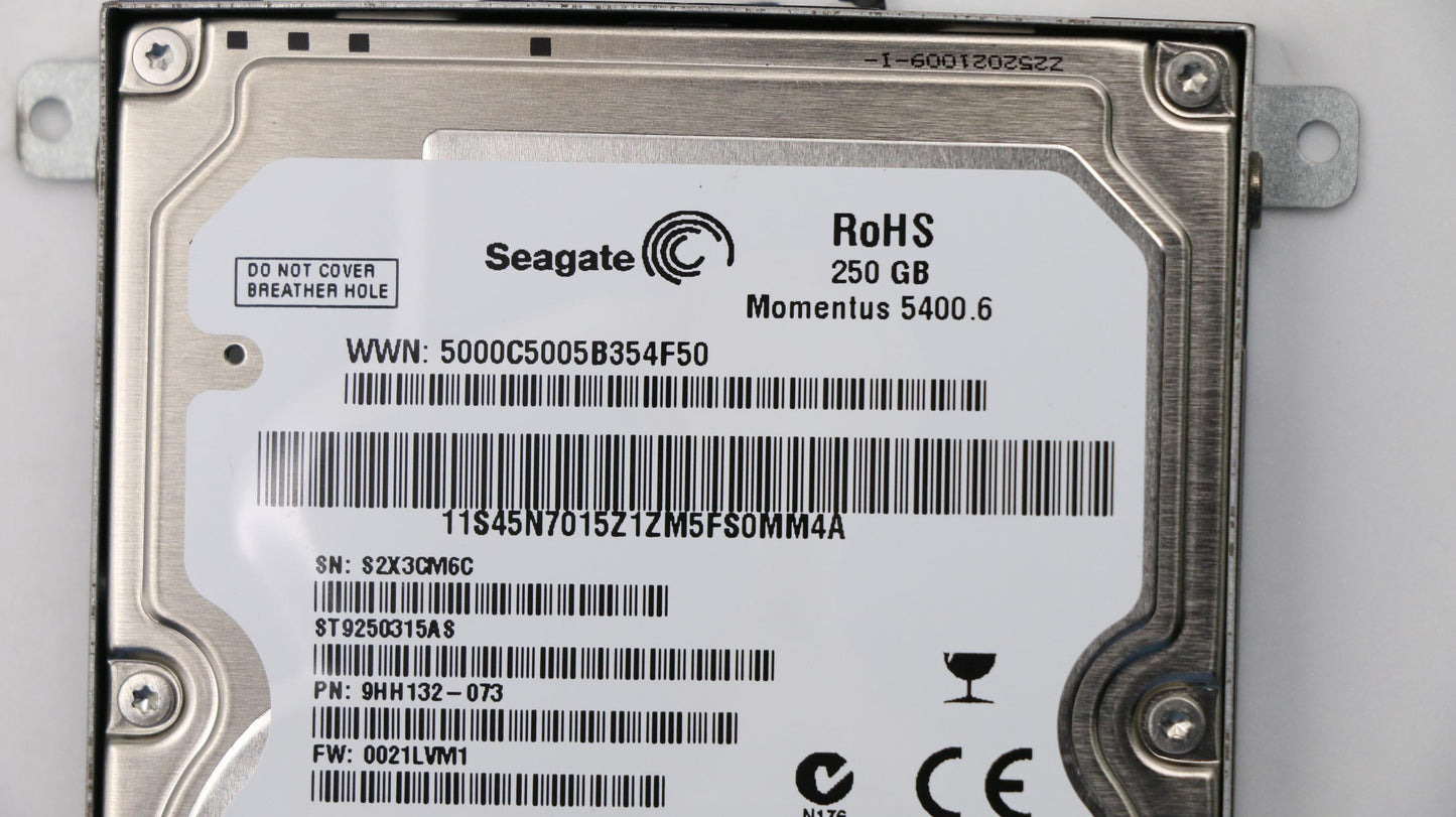 Lenovo Disk Tray-Lwgg Fru 5400Rpm 250 - 04W1252