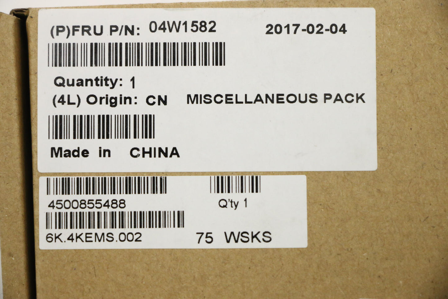 Lenovo 04W1582 - Part